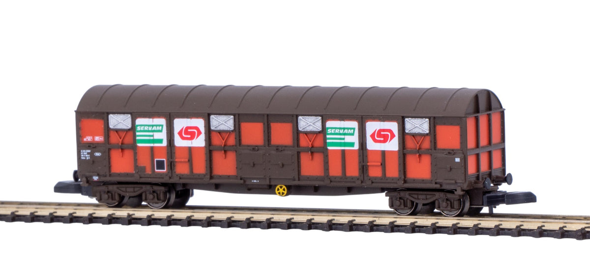 Couvert à bogies - SERNAM - AZAR - Référence W04-SN - Echelle 1/220