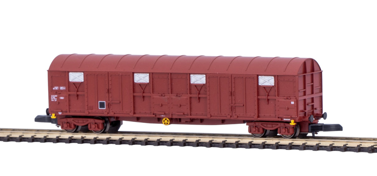 Couvert à bogies - Brun - AZAR - Référence W04-ST - Echelle 1/220