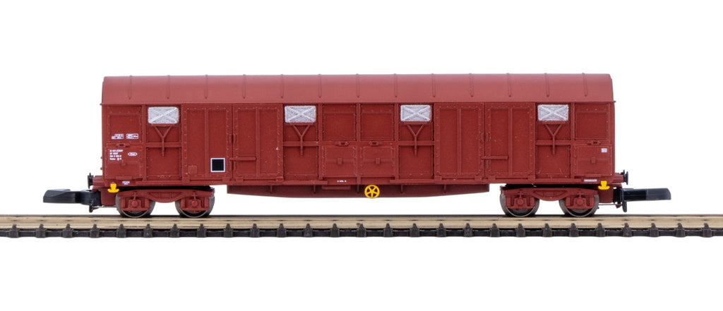 Couvert à bogies - Brun - AZAR - Référence W04-ST - Echelle 1/220