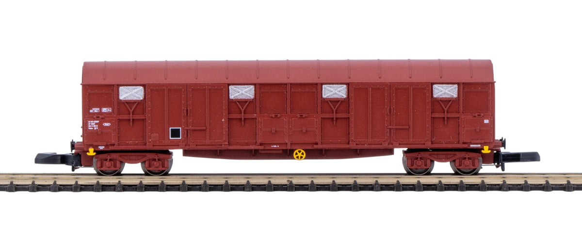 Couvert à bogies - Brun - AZAR - Référence W04-ST - Echelle 1/220