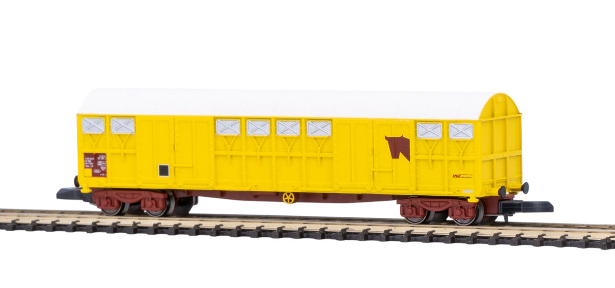 Couvert à bogies - Bétail - AZAR - Référence W04-VA - Echelle 1/220